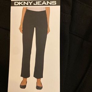 DKNY Jeans Womens Midweight Straight Leg Ponte Pant